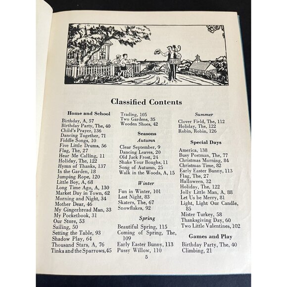 2 Song Book Child Listen And Sing 1943 The American Singer 1946 W Music Notes HB - Picture 7 of 12